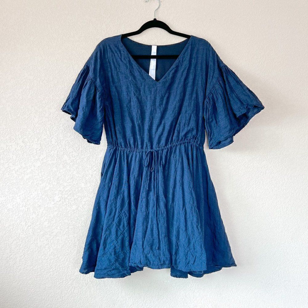 Merlette Tuileries Dress in Indigo, Size Small